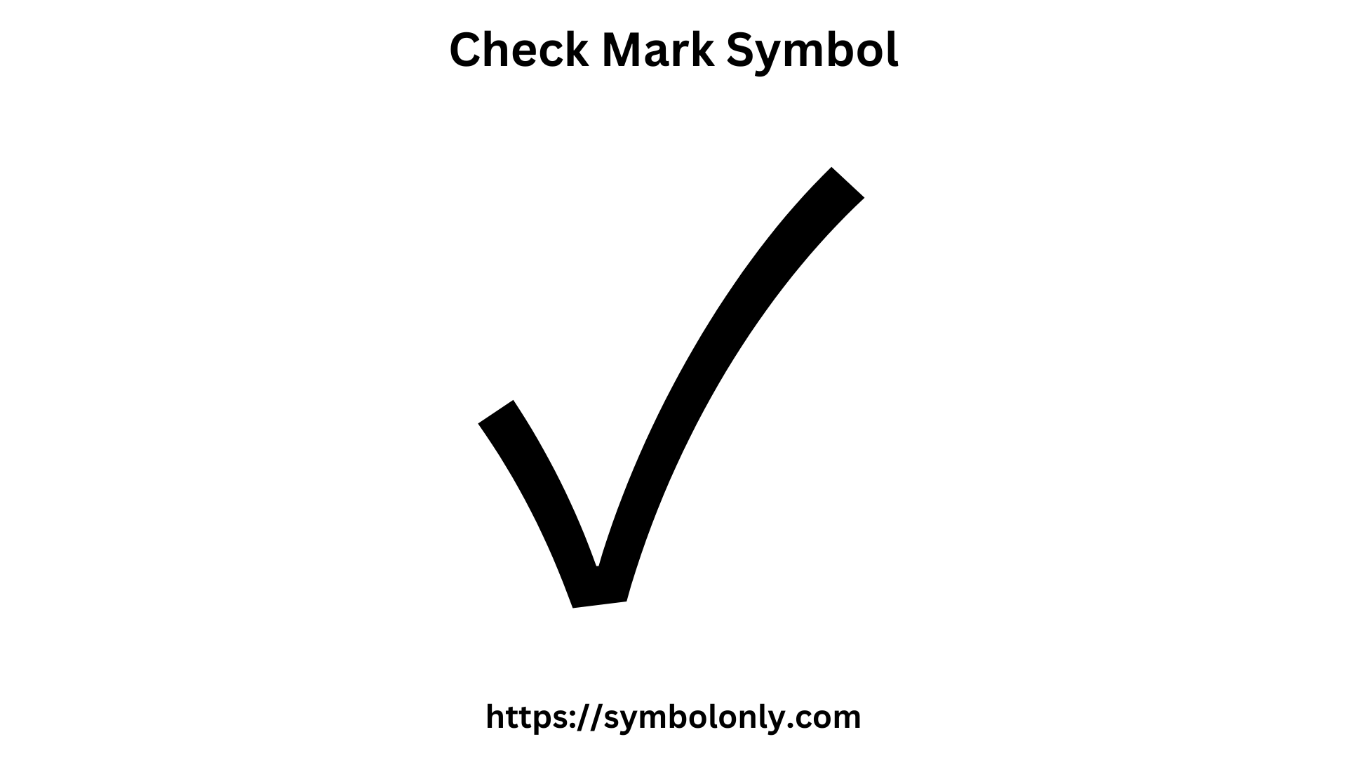 Check Symbol Text