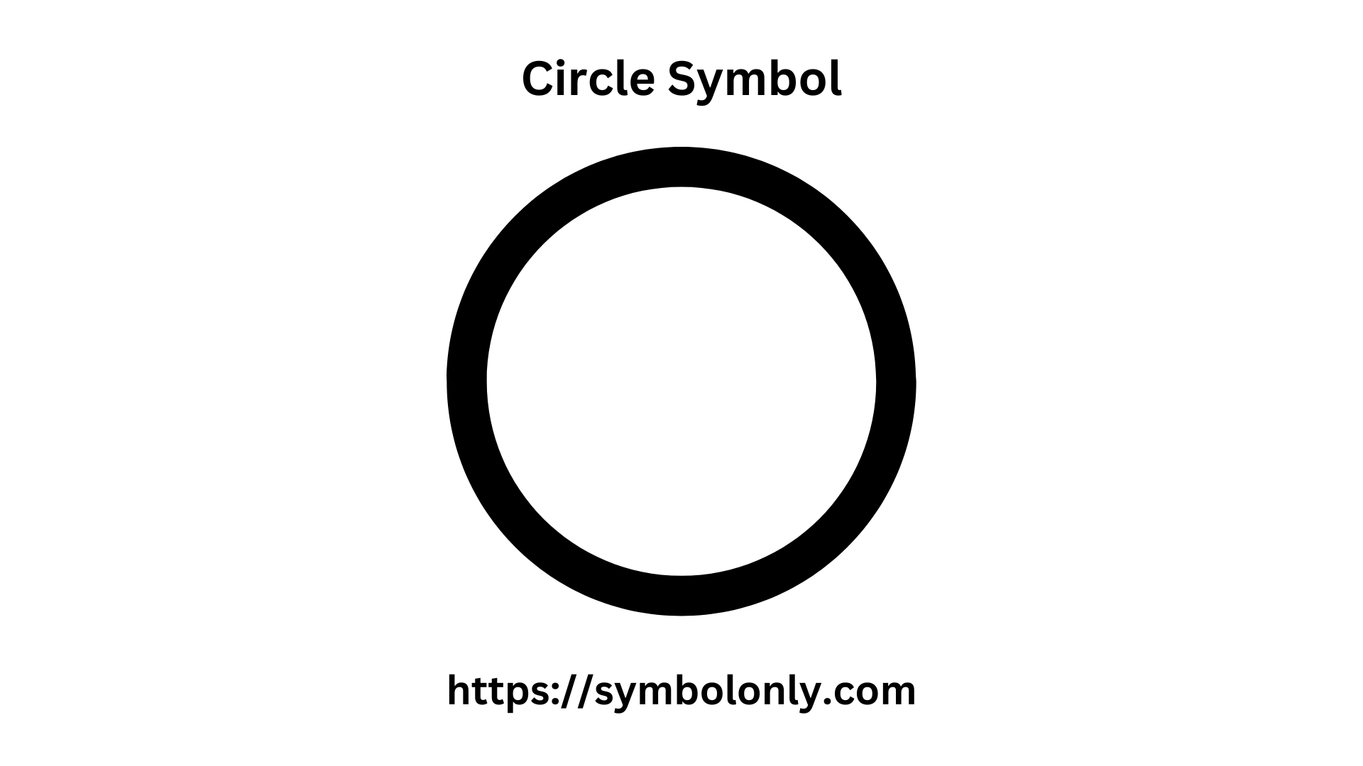 Circle Symbol Copy And Paste O 