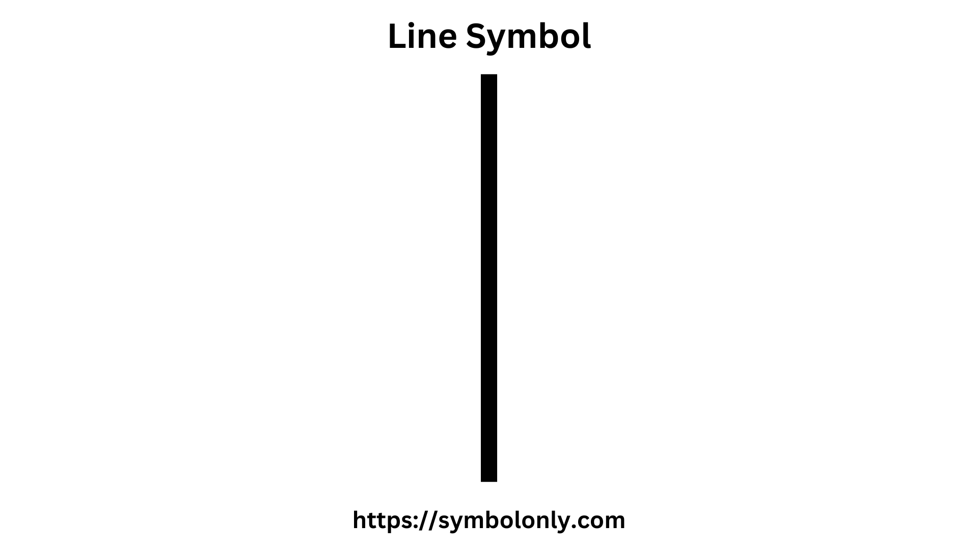 Line Symbol 