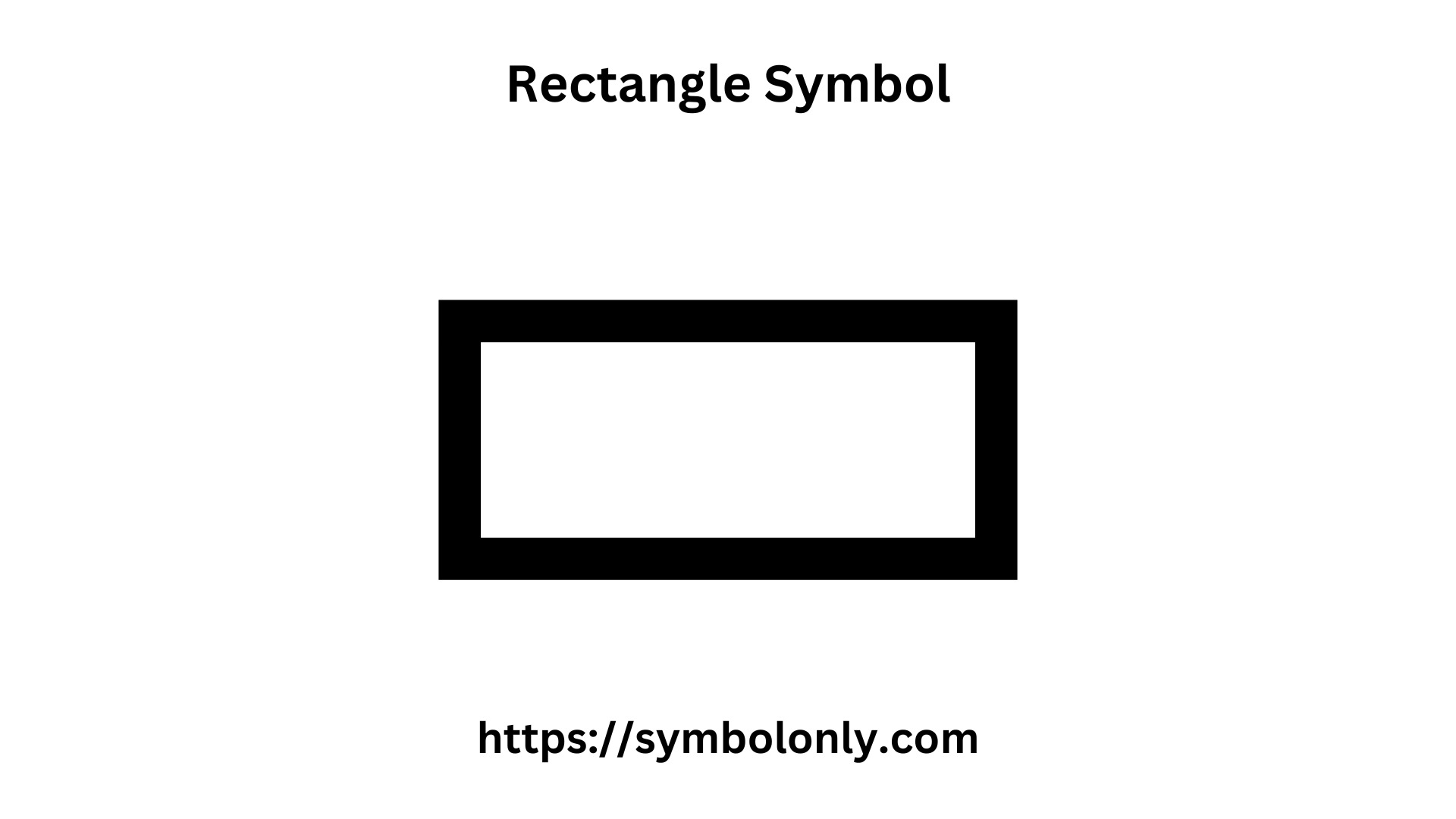 Rectangle Symbol 